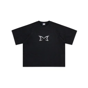 Mertra Layered Mesh Jersey (Black)